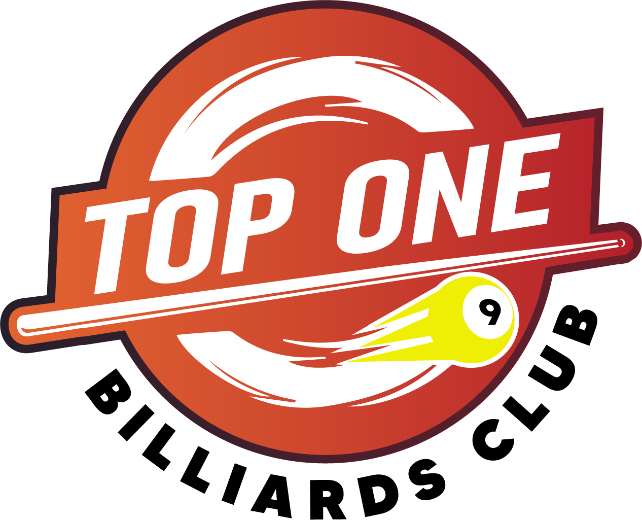 Top One Billiards Logo